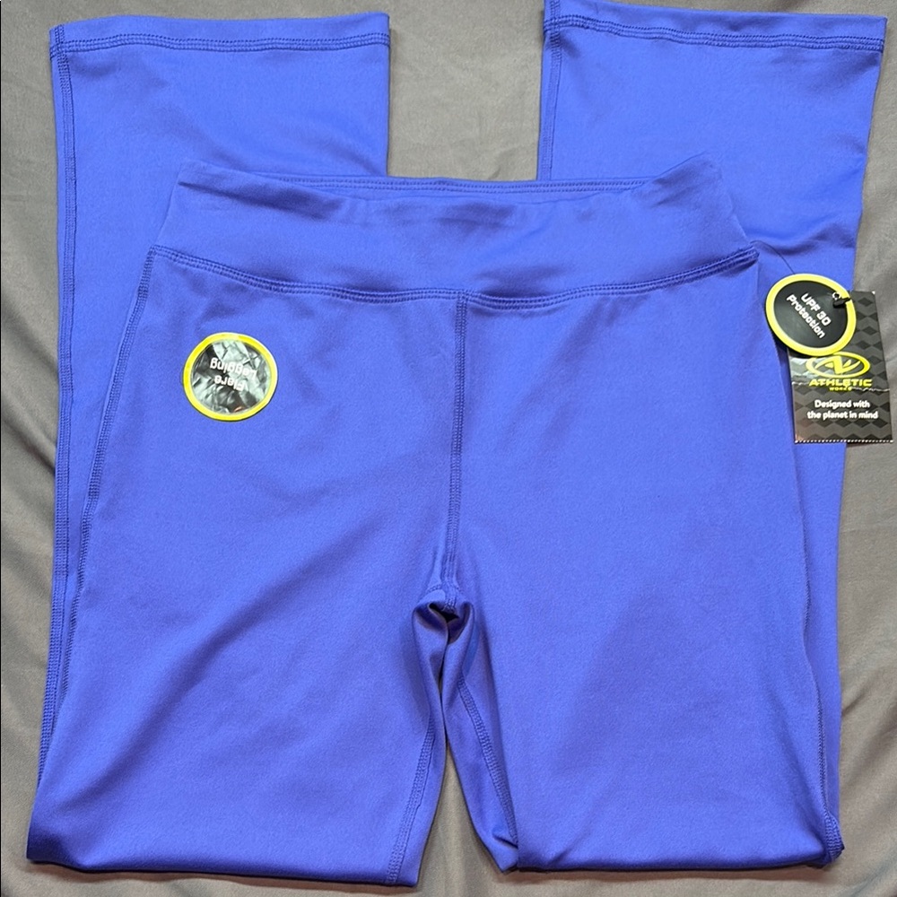 Athletic‎ Works Purple/Blue Leggings Fitted Performance Wear